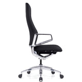 Veneto High Back Executive Chair with Polished Aluminum Frame | 300HL