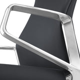 Veneto High Back Executive Chair with Polished Aluminum Frame | 300HL