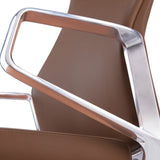 Veneto High Back Executive Chair with Polished Aluminum Frame | 300HL