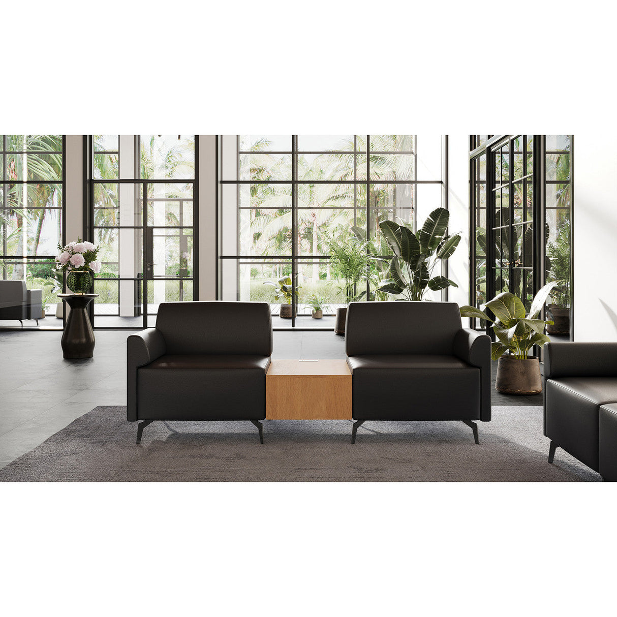 Saxon Modular Reception Seating Tall Arms - Set of 2 | OSRL3014