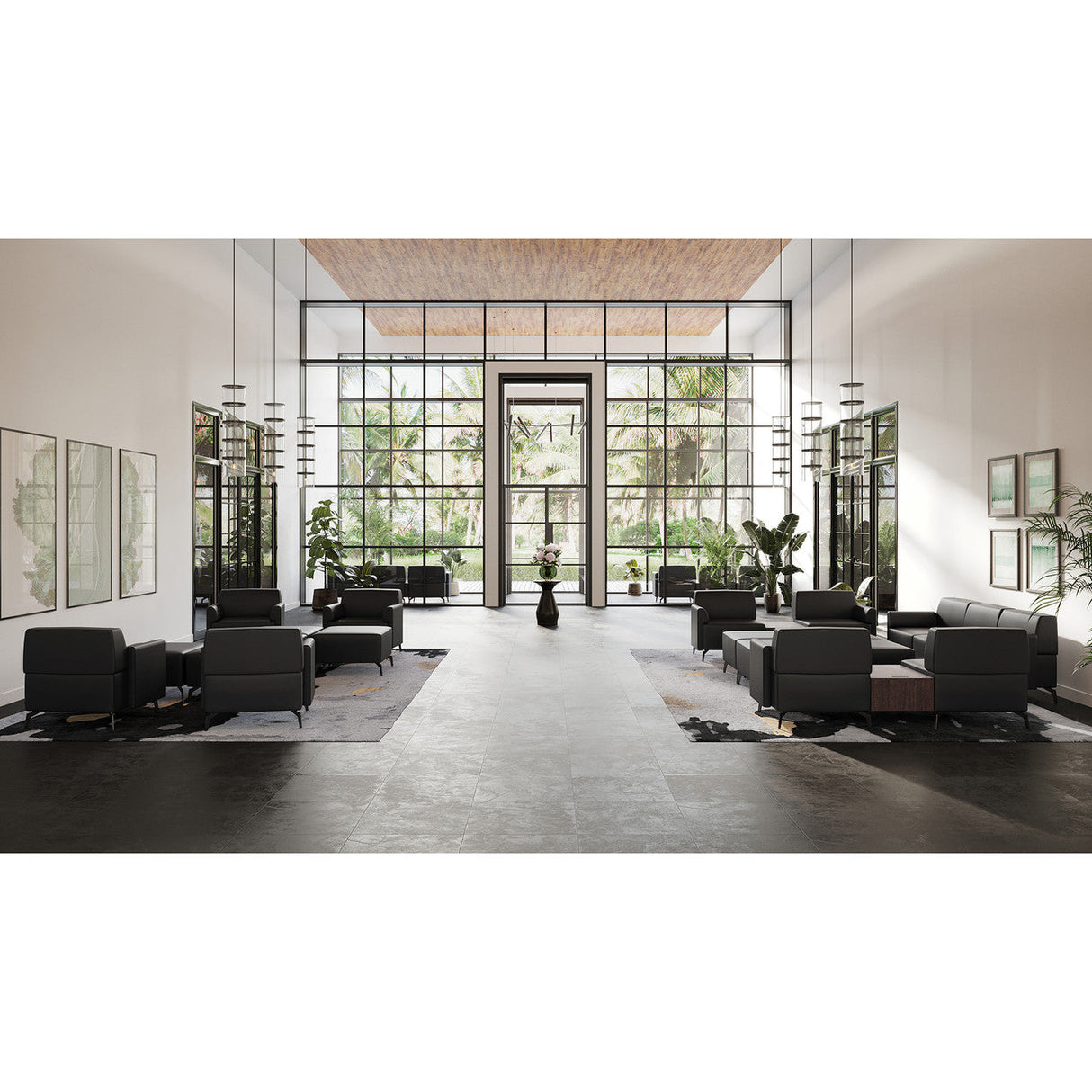 Saxon Modular Reception Seating Short Right Arm | OSRL3015R