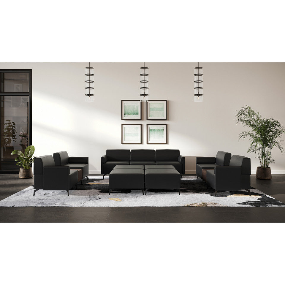 Saxon Modular Reception Seating Short Left Arm | OSRL3015L