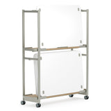 Collaborative Spaces™ 60"W Removable Whiteboard Cart | SCCRW1860