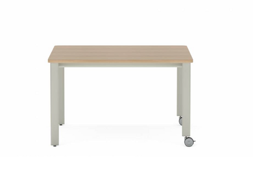 Collaborative Spaces™ 29"H Workshop Table with Casters & Levelers - 48"W x 48"D | SCTSWSX4848