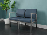 Lesro Amherst Steel 2 Seat Sofa | AS2101