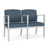Lesro Amherst Steel 2 Seats w/Center Arm | AS2103