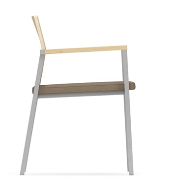 Lesro Avon Guest Chair - Upholstered Seat - Laminate Back | AV1141