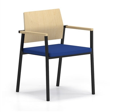 Lesro Avon Guest Chair - Upholstered Seat - Laminate Back | AV1141