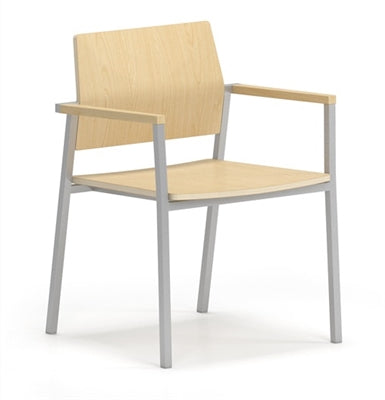 Lesro Avon Guest Chair - Laminate Seat - Laminate Back | AV1151