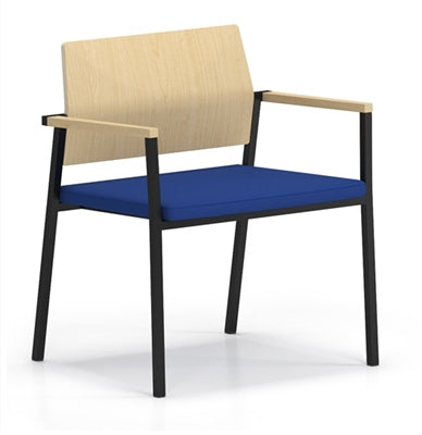 Lesro Avon Oversized Chair - Upholstered Seat - Laminate Back | AV1241