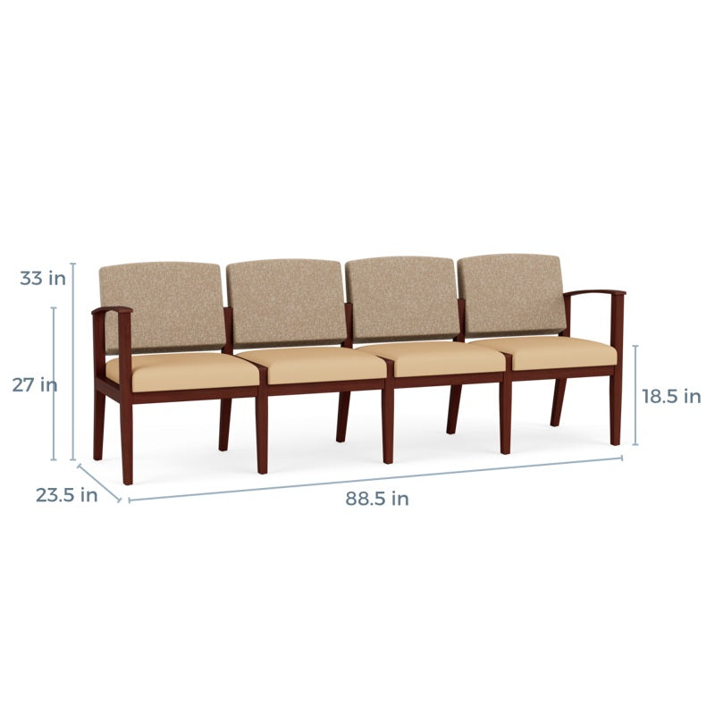Lesro Amherst 4 Seat Sofa  | AW4101