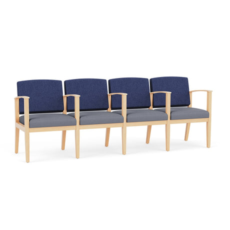 Lesro Amherst 4 Seat Sofa w/ Center Arms | AW4103