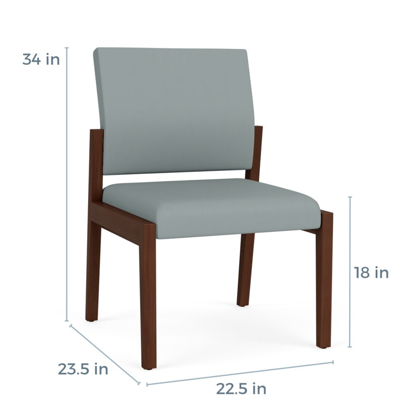 Lesro Brooklyn Armless Guest Chair | BK1102