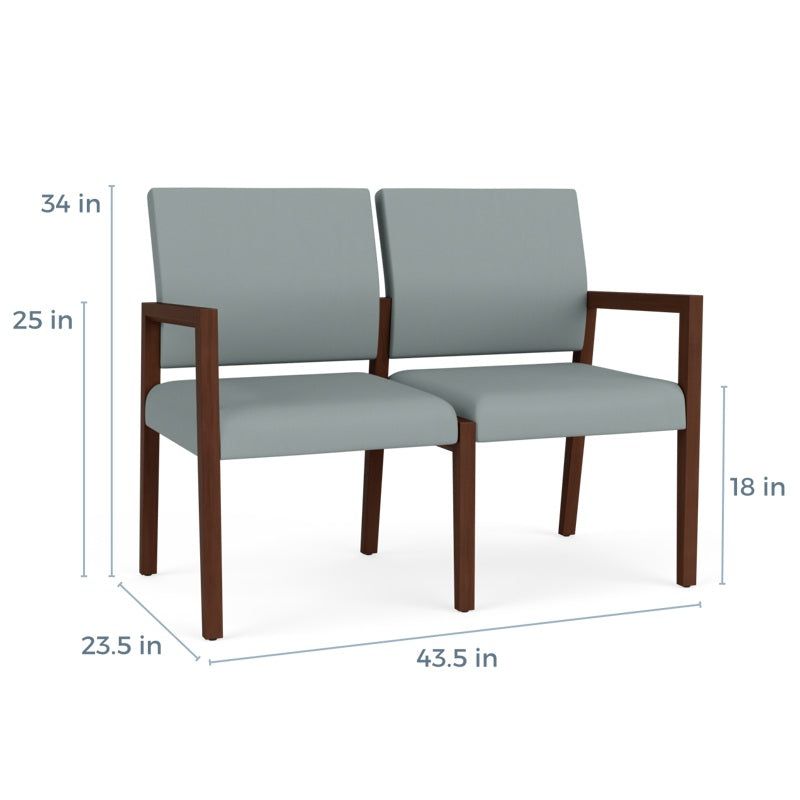 Lesro Brooklyn 2 Seat Sofa | BK2101