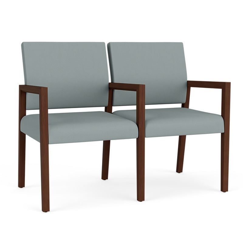 Lesro Brooklyn 2 Seat Sofa W/Center Arms | BK2103