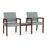 Lesro Brooklyn 2 Chairs w/Connecting Center Table | BK2201