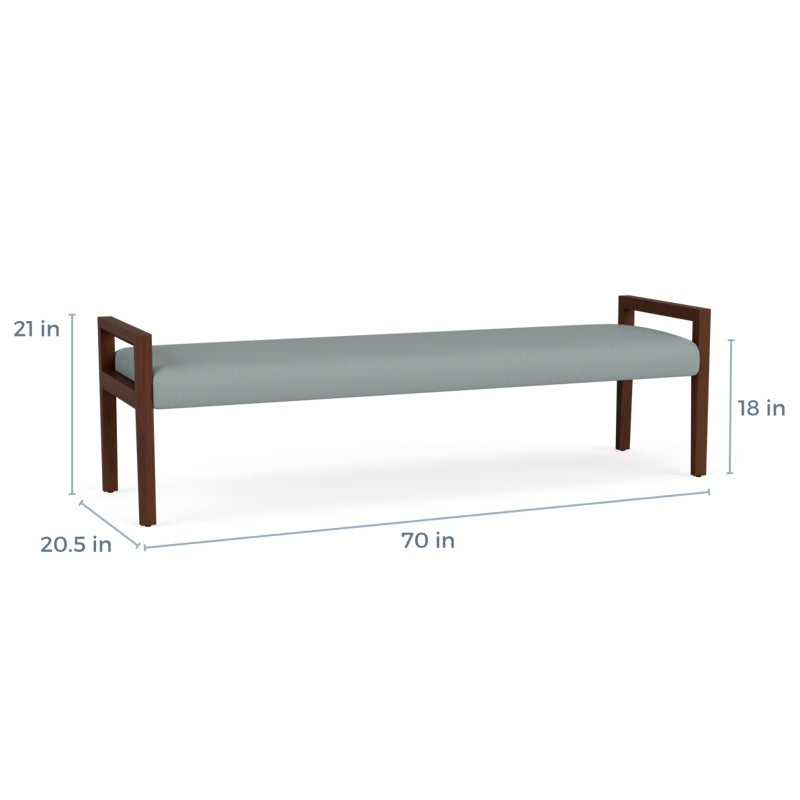 Lesro Brooklyn 3 Seat Bench | BK3001