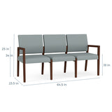 Lesro Brooklyn 3 Seat Sofa | BK3101
