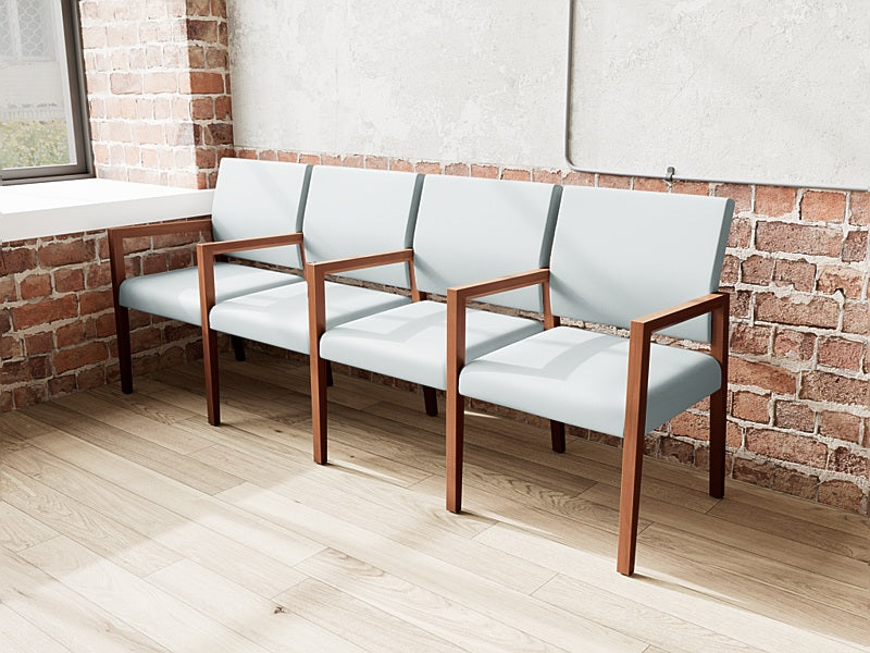 Lesro Brooklyn 4 Seat Sofa W/Center Arms | BK4103