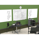 OS Magnetic Glass Dry Erase Whiteboard - 72"W x 48"H | 83845