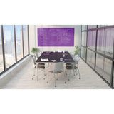 OS Visionary Hierarchy Magnetic Glass Dry Erase Board - 45"W x 38"H | 83845H
