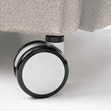 Lesro Siena Series Oversize Armless Guest Chair With Casters | SN1202C