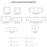 Saxon Modular Reception Seating Base and Back | OSRL3013