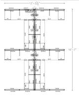 Compile 4 Person 54"H 6' x 8' Workstation Typical | CMQS544
