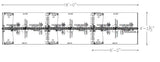 Compile 6 Person 54"H 2' x 6' Workstation Typical | CMQS555