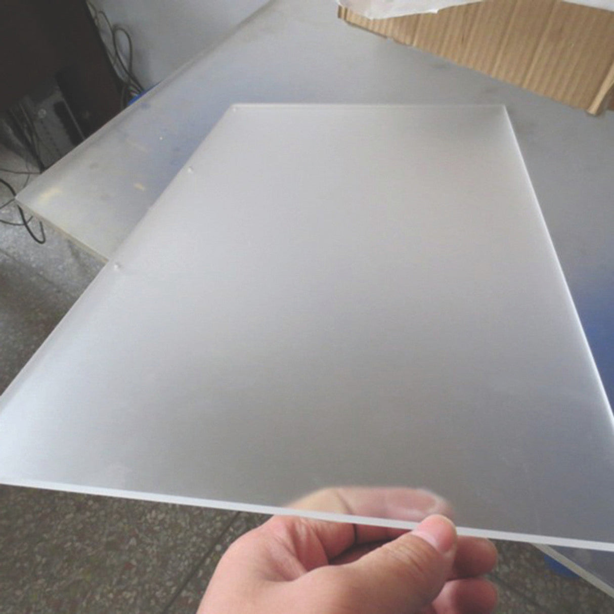 SafeGuard Barrier Clear Acrylic Screen with Square Edges - 60"W x 15"H | ACRV1560C