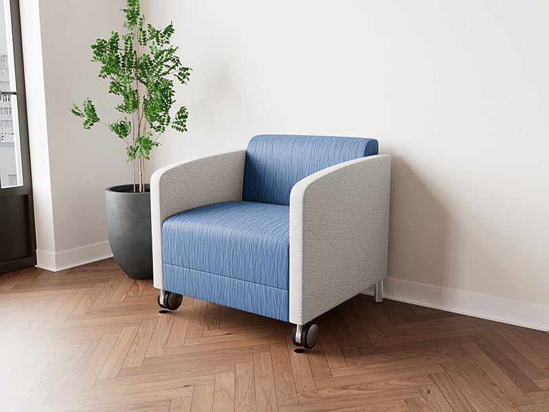 Lesro Fremont Series Guest Chair w/Casters | FT1101C