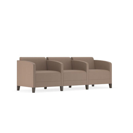 Lesro Fremont Series Guest Chair 3 Seats w/Center arms | FT3103