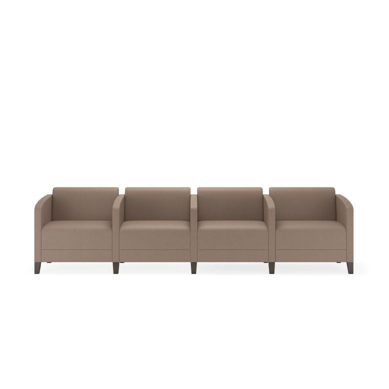 Lesro Fremont Series Guest Chair 4 Seats w/Center Arms | FT4103