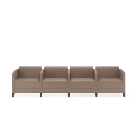 Lesro Fremont Series Guest Chair 4 Seats w/Center Arms | FT4103