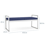 Lesro Gansett Series 2 Seat Bench | GN2001