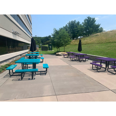 46" Square Expanded Metal Table | T46SQP