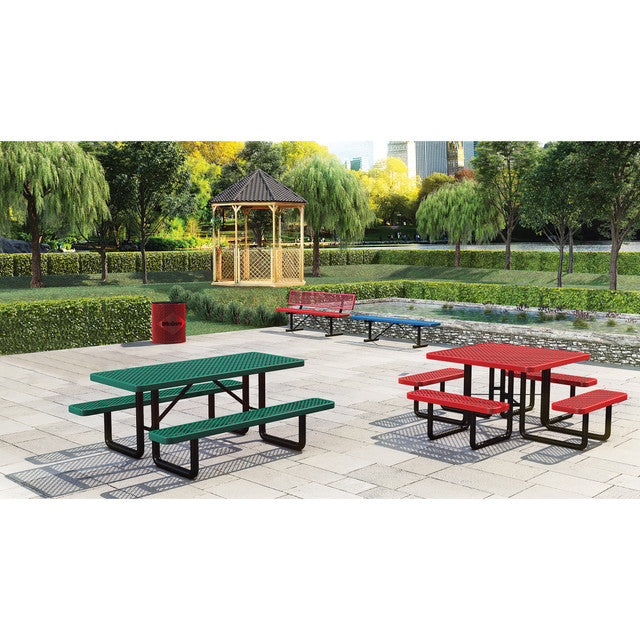 46" Square Expanded Metal Table | T46SQP