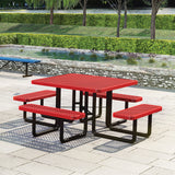 46" Square Expanded Metal Table | T46SQP