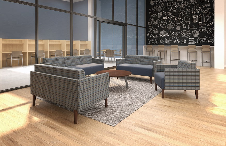 Lesro Luxe Series Loveseat Armless | LX1502