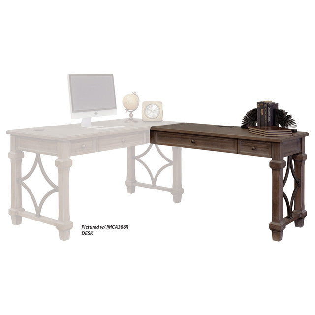 Monroe Right Return Open Desk-Return | IMCA386RRGR