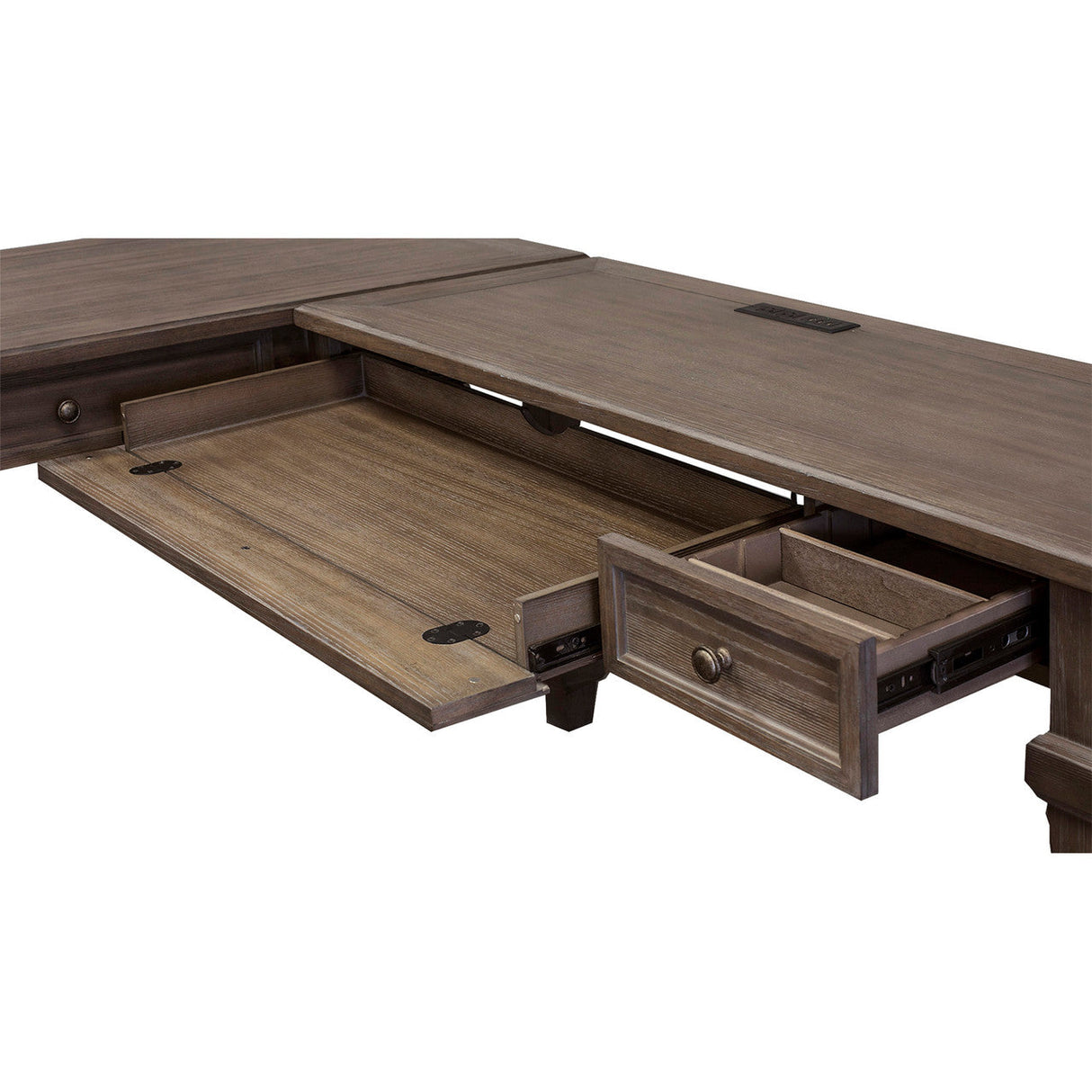 Monroe Right Return Open Desk | IMCA386RGR