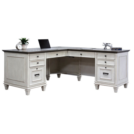 Refined Right Return Vintage L Shaped Desk | IMHF684R