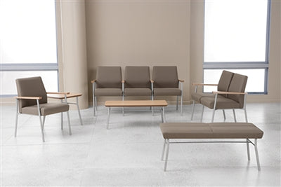 Lesro Mystic Guest Chair w/ Casters | MG1201C