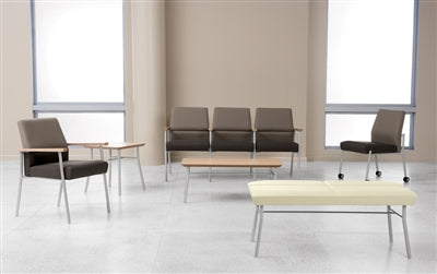 Lesro Mystic 2 Chairs w/ Connecting Center Table | MG2201