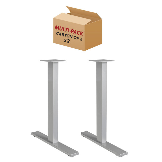 OS Flat Base T Leg - For 30"D Tops | OSFTLEG30
