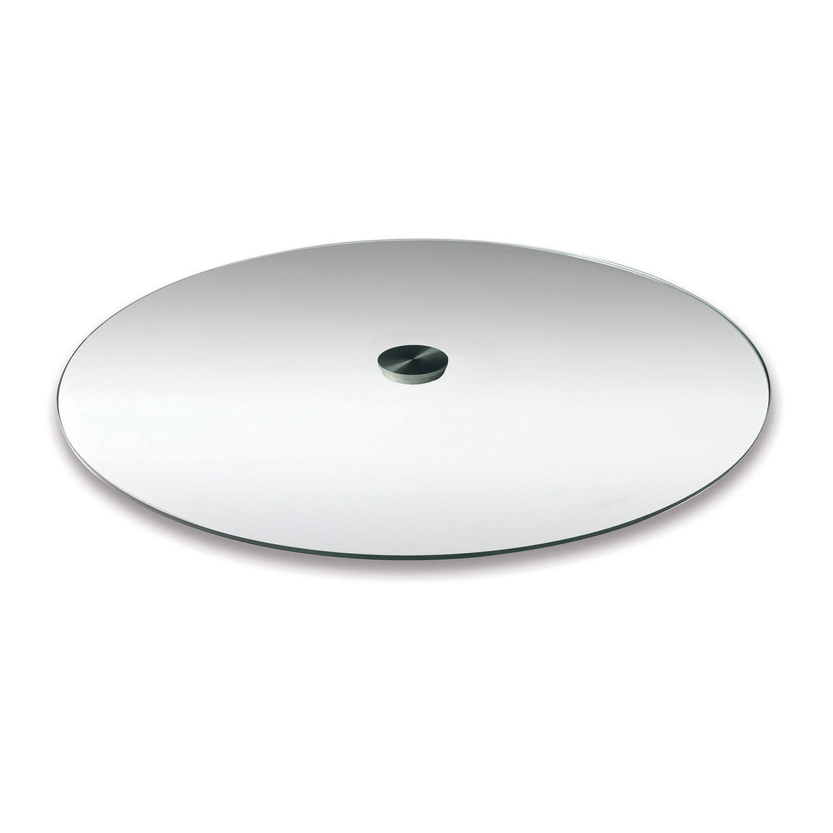 OS 24" Round Clear Reception Table Glass Top - Requires Base | SGT24RCLEARCL