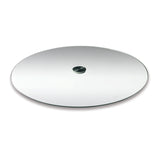 OS 24" Round Clear Reception Table Glass Top - Requires Base | SGT24RCLEARCL