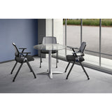 OS 24" Round Clear Reception Table Glass Top - Requires Base | SGT24RCLEARCL