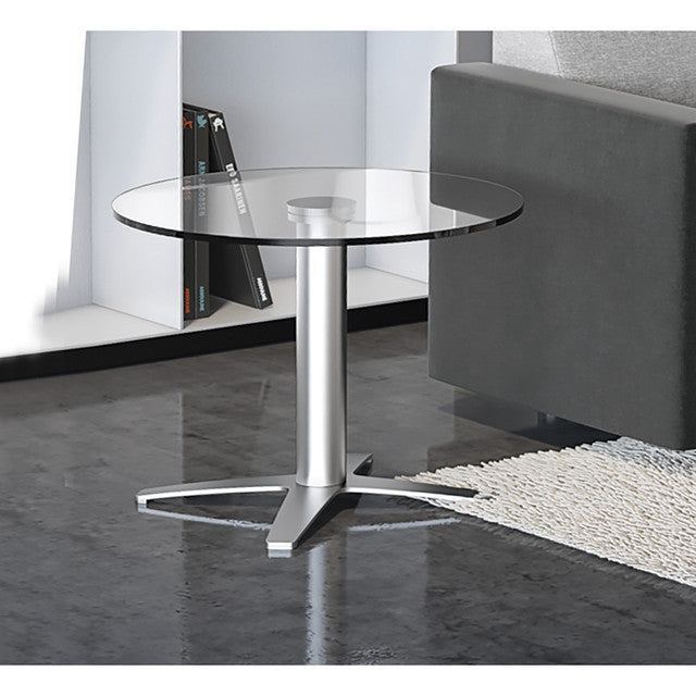 OS 24" Round Clear Reception Table Glass Top - Requires Base | SGT24RCLEARCL