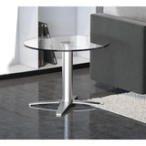 OS 24" Round Clear Reception Table Glass Top - Requires Base | SGT24RCLEARCL